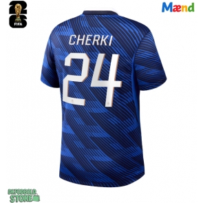 Frankrig Rayan Cherki #24 Replika Hjemmebanetrøje VM 2026 Kortærmet